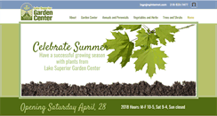 Desktop Screenshot of lakesuperiorgardencenter.com