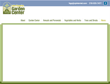 Tablet Screenshot of lakesuperiorgardencenter.com